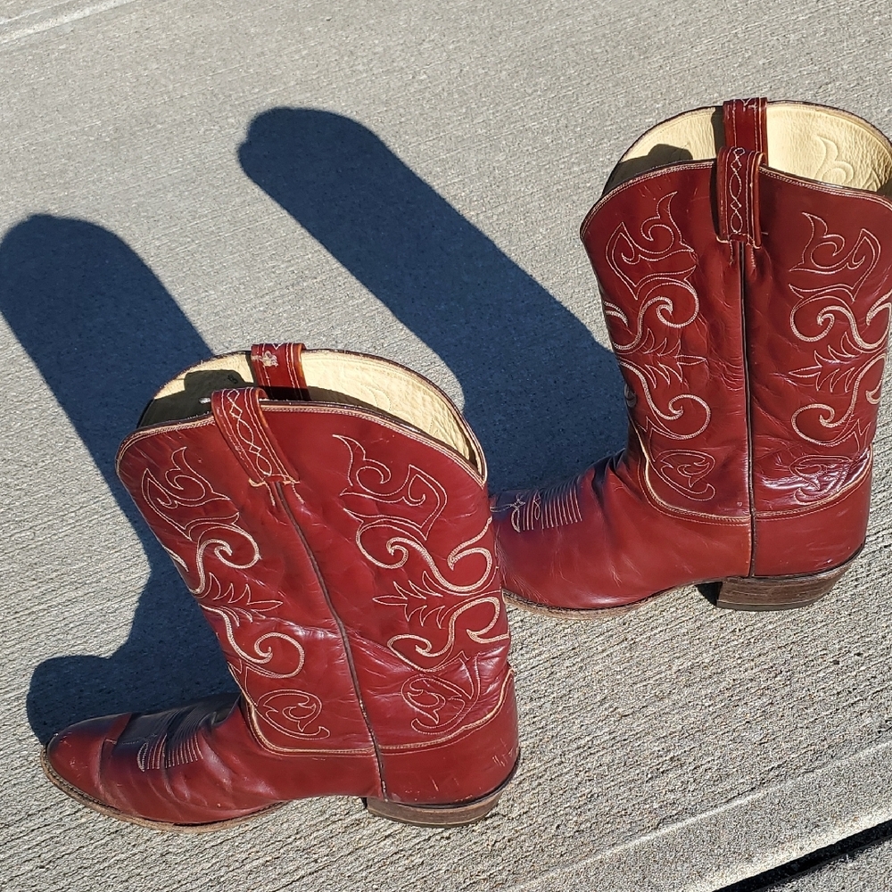 Tony Lama El Rey Cowboy Boots Size 16 EE - Picture 9 of 16